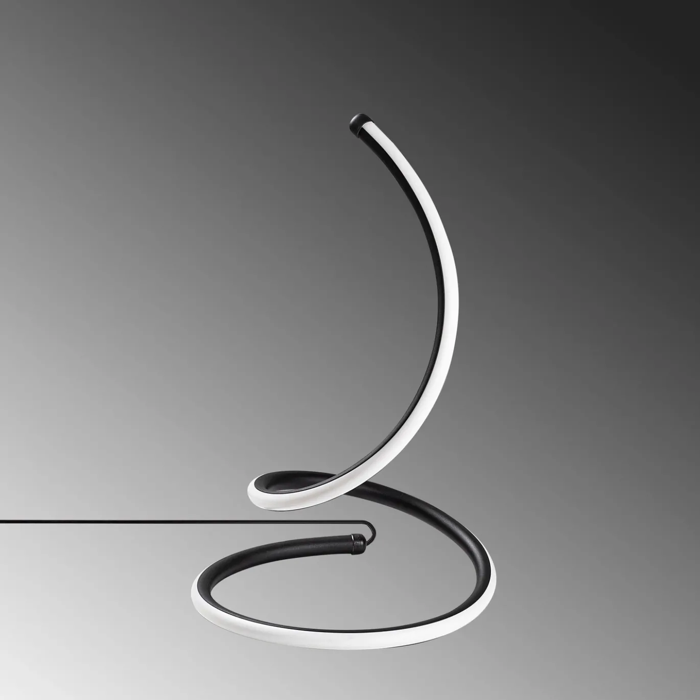 Tafellamp Yay Loop Zwart