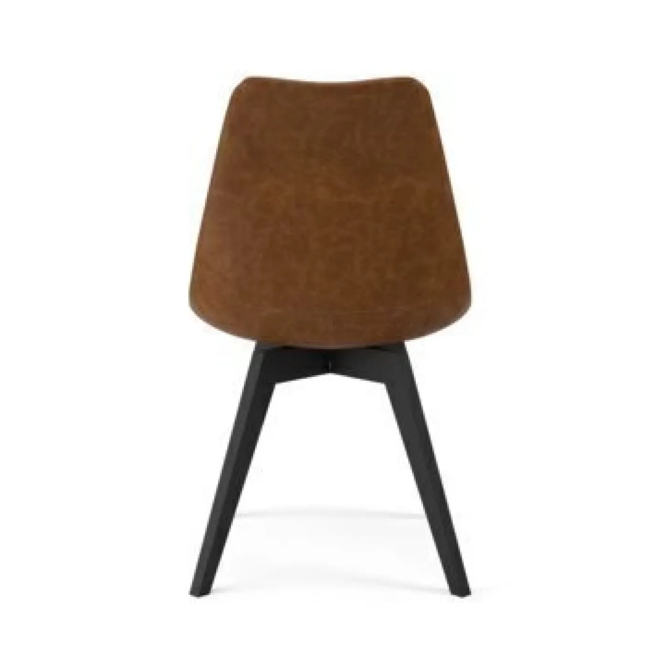Tenzo Eetkamerstoel Gina/Bess Pu Bruin Zwart