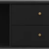 Tenzo Wandkast Z Halfcube Assembled Zwart