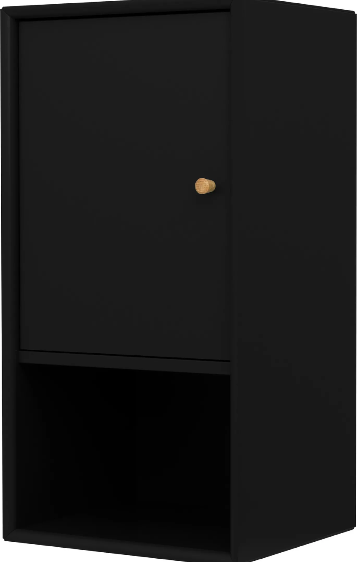 Tenzo Wandkast Z Halfcube Assembled Zwart
