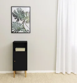 Tenzo Wandkast Z Halfcube Assembled Zwart