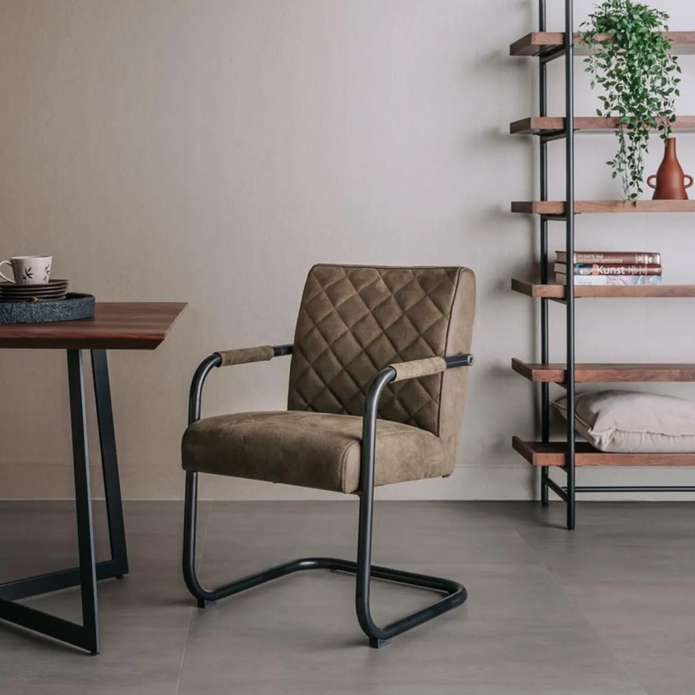 Tower Living Armstoel Civo Bull Groen