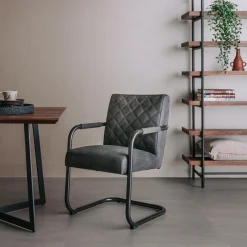 Tower Living Armstoel Civo Bull Antraciet