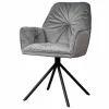 Tower Living Armstoel Palma Stof Bluvel 14 Grijs