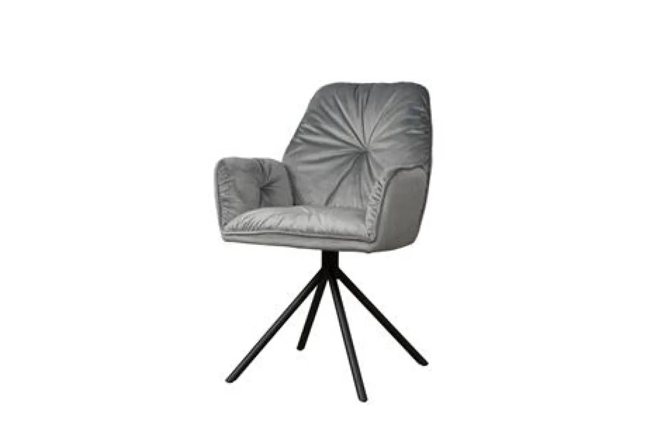 Tower Living Armstoel Palma Stof Bluvel 14 Grijs