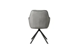 Tower Living Armstoel Palma Stof Bluvel 14 Grijs