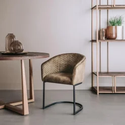 Tower Living Armstoel Pellaro Stof Adore 16 Forest Green
