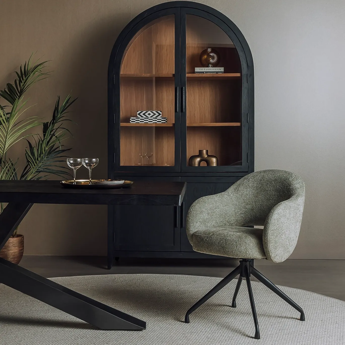 Tower Living Armstoel Porto Toro 135 Olive Draaibaar