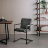 Tower Living Armstoel Rocca Bull Antraciet