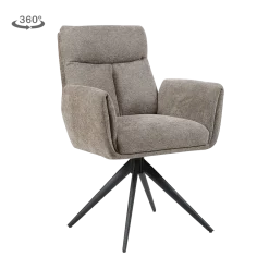 Tower Living Armstoel Varzo Toro 45 Mokka Draaibaar