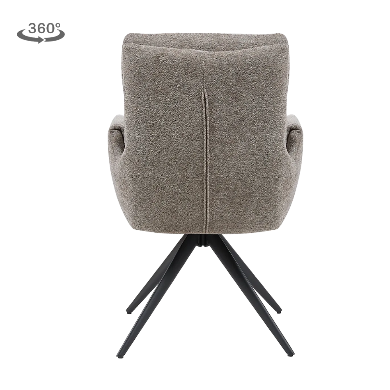 Tower Living Armstoel Varzo Toro 45 Mokka Draaibaar