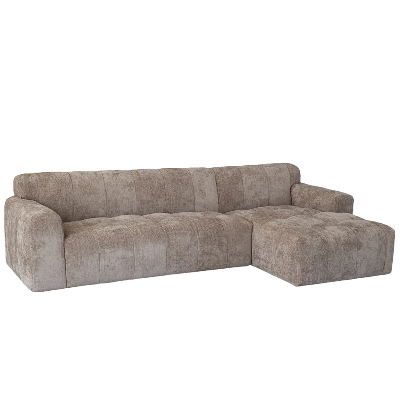 Tower Living Bank Austin 2,5-zits-al + Chaise R Haga 30 Beige