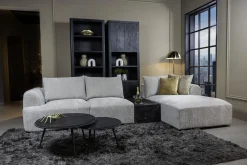 Tower Living Bank Canterbury 2,5-al Zits + Chaise Longue R Mona 110 Zand
