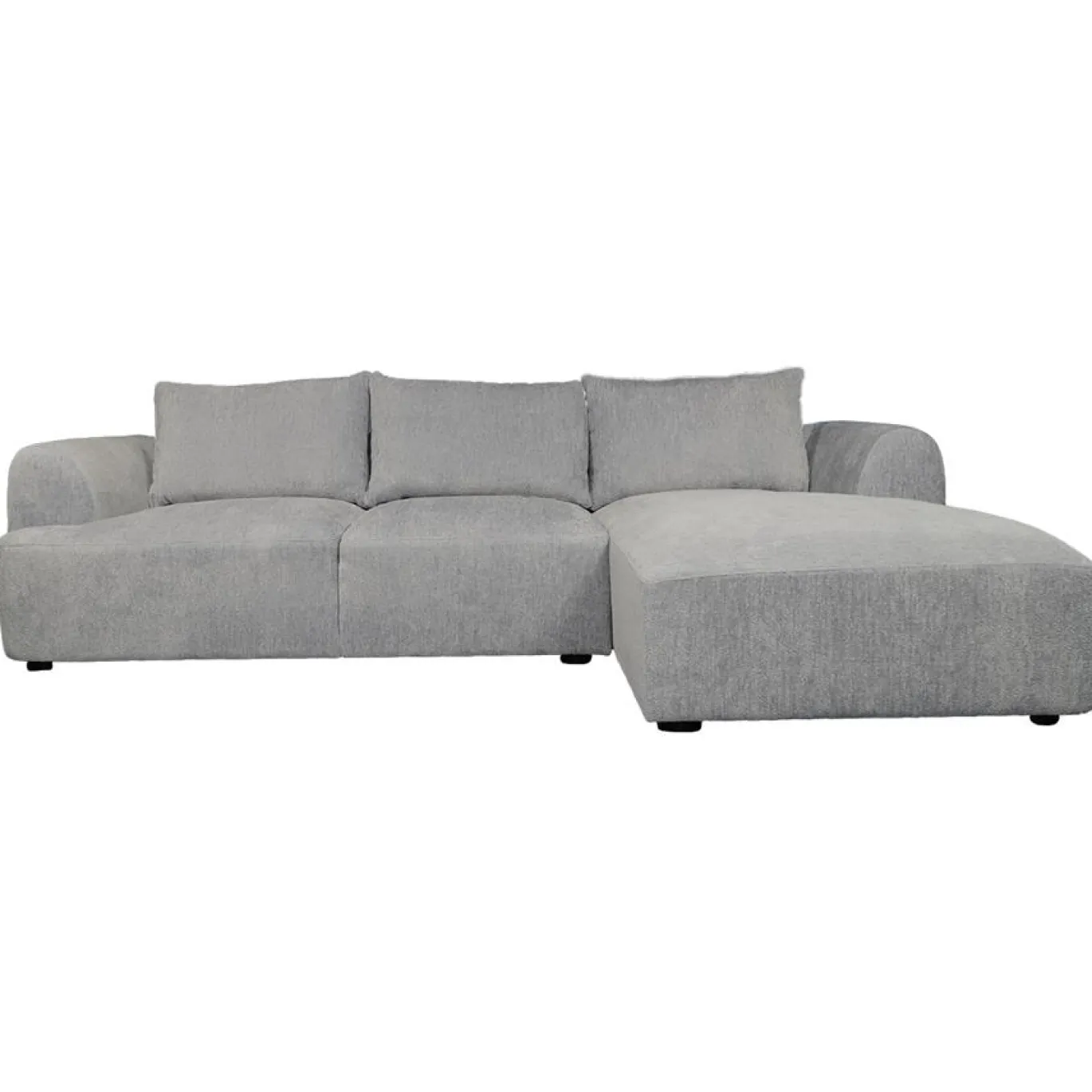 Tower Living Bank Canterbury 2,5-al Zits + Chaise Longue R Mona 120 Taupe