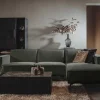 Tower Living Bank Leeds 2,5-al Zits + Chaise Longue R City 355 Bottle Groen