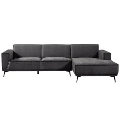 Tower Living Bank Leeds 2,5-al Zits + Chaise Longue R City 464 Black Blue