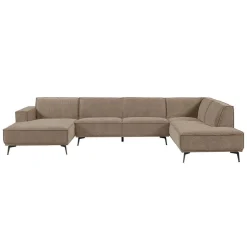 Tower Living Bank Leeds Chaise L 2,5-zits Ottoman R City 453 Moss Grijs