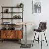 Tower Living Barstoel Navarra Stof Antraciet