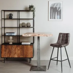Tower Living Barstoel Navarra Stof Antraciet