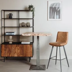 Tower Living Barstoel Pamplona Stof Cognac