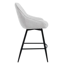 Tower Living Barstoel Trino Trenza 4 Wit Draaibaar