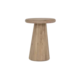 Tower Living Bijzettafel Asti Rond Naturel 40cm