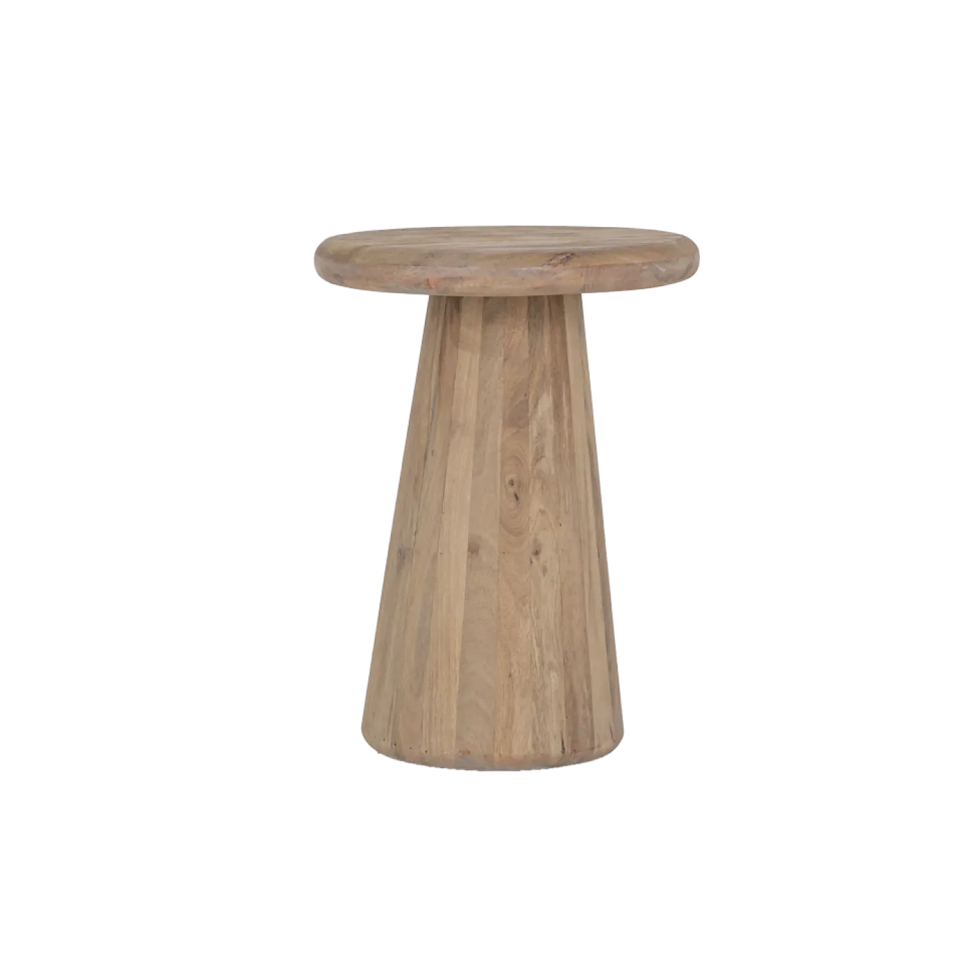 Tower Living Bijzettafel Asti Rond Naturel 40cm