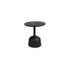 Tower Living Bijzettafel Elba Zwart Rond 40cm