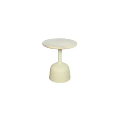 Tower Living Bijzettafel Elba Gebroken Wit Rond 40 Sm