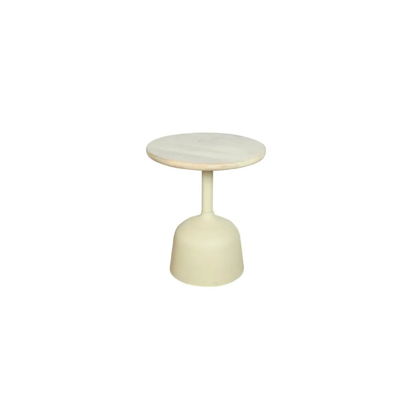 Tower Living Bijzettafel Elba Gebroken Wit Rond 40 Sm
