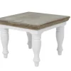 Tower Living Bijzettafel Fleur Chique 60cm Wit