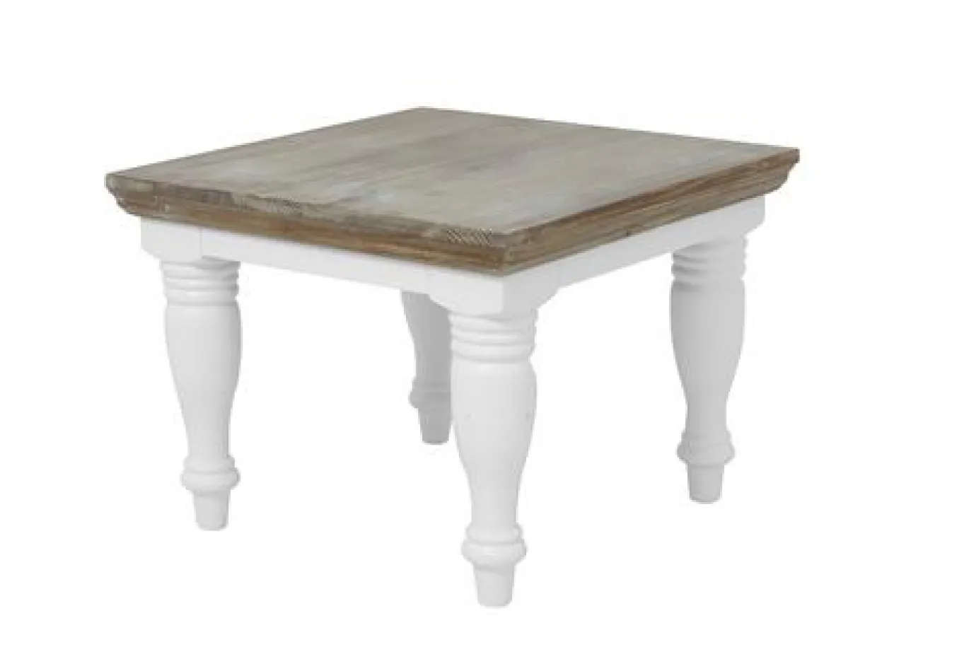 Tower Living Bijzettafel Fleur Chique 60cm Wit