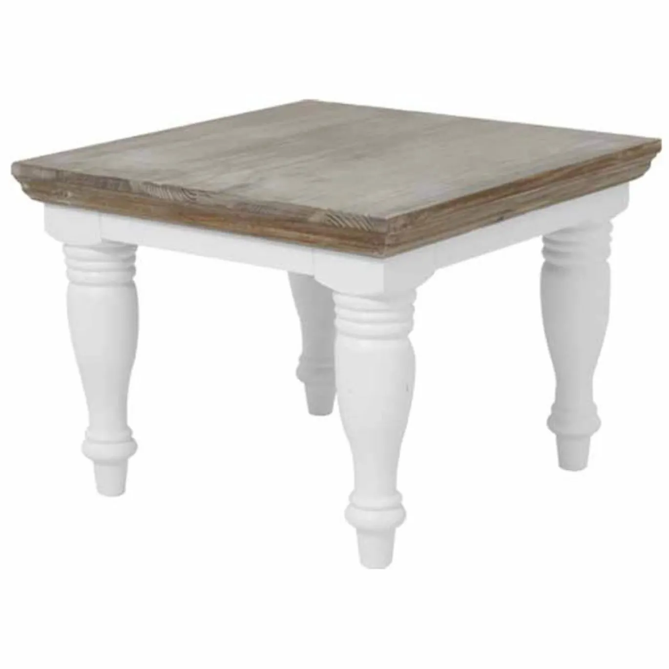 Tower Living Bijzettafel Fleur Chique 60cm Wit