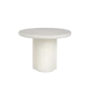 Tower Living Bijzettafel Melzo Rond Wit 60cm