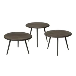 Tower Living Bijzettafel Turi 55cm Grijs