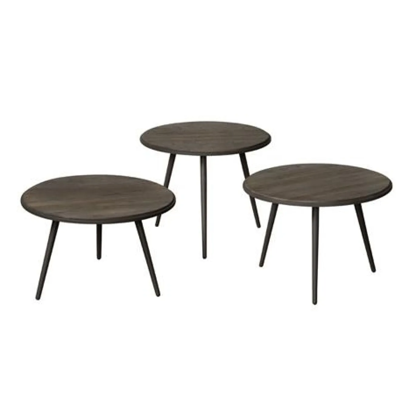 Tower Living Bijzettafel Turi 55cm Grijs