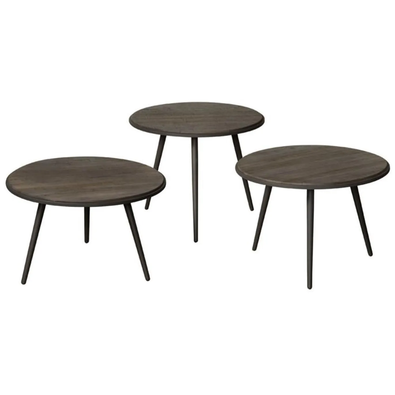 Tower Living Bijzettafel Turi 55cm Grijs