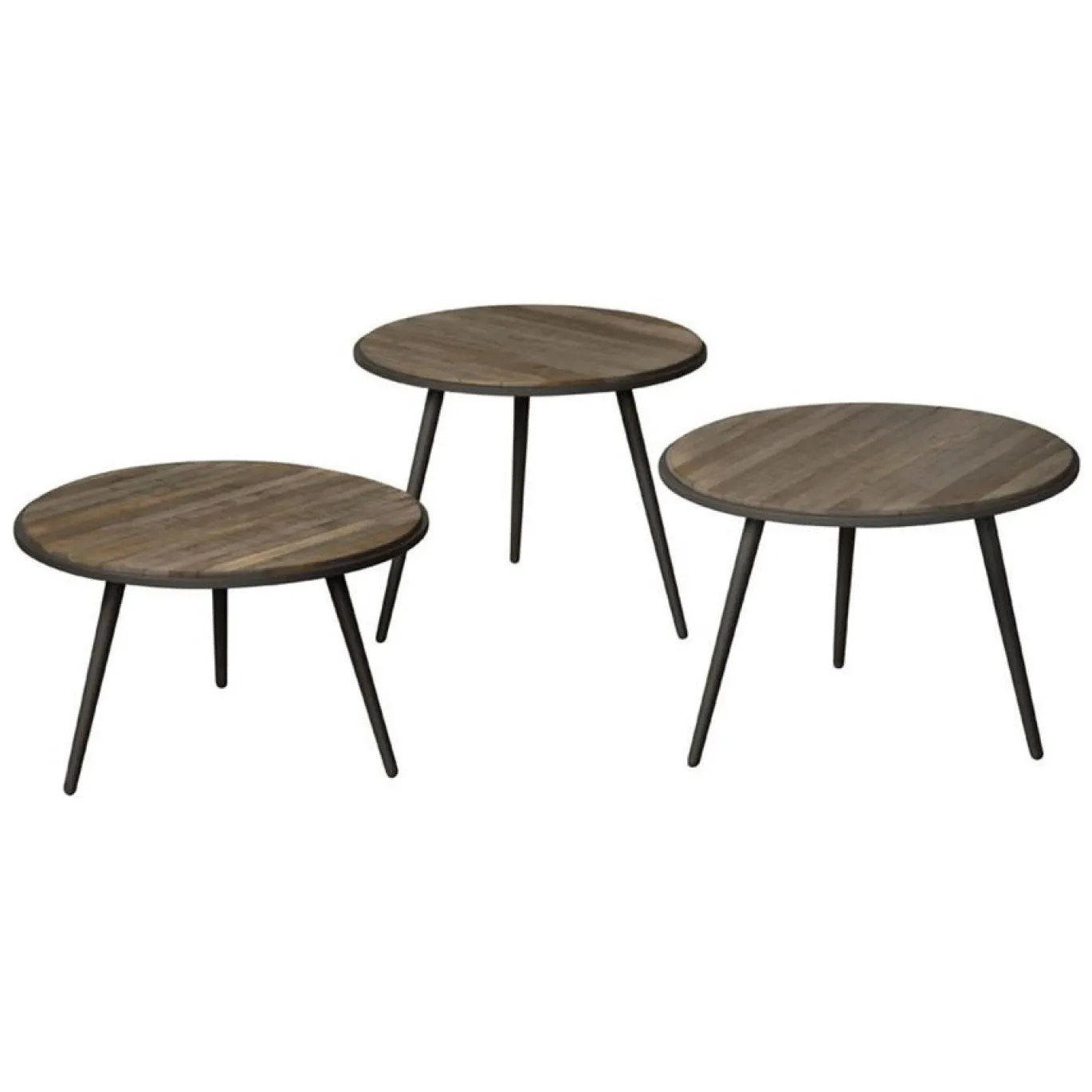 Tower Living Bijzettafel Turi 55cm Bruin