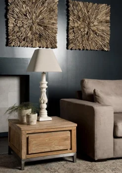 Tower Living Bijzettafel Venetie 60cm Bruin 1-lade