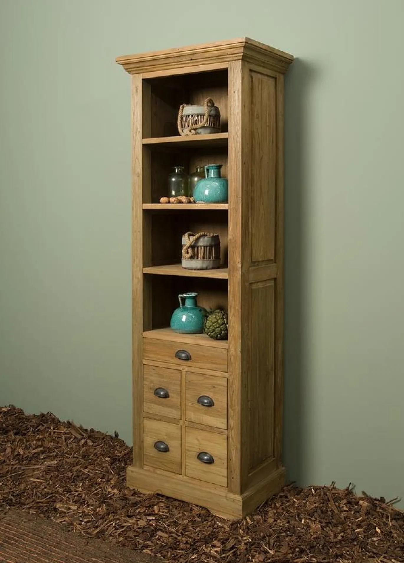 Tower Living Boekenkast Bologna 66cm Bruin