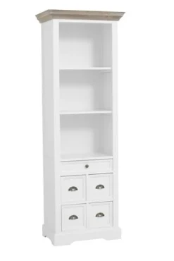 Tower Living Boekenkast Fleur 66cm Wit