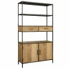Tower Living Boekenkast Luna 115cm Bruin