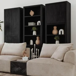 Tower Living Boekenkast Tenna Zwart