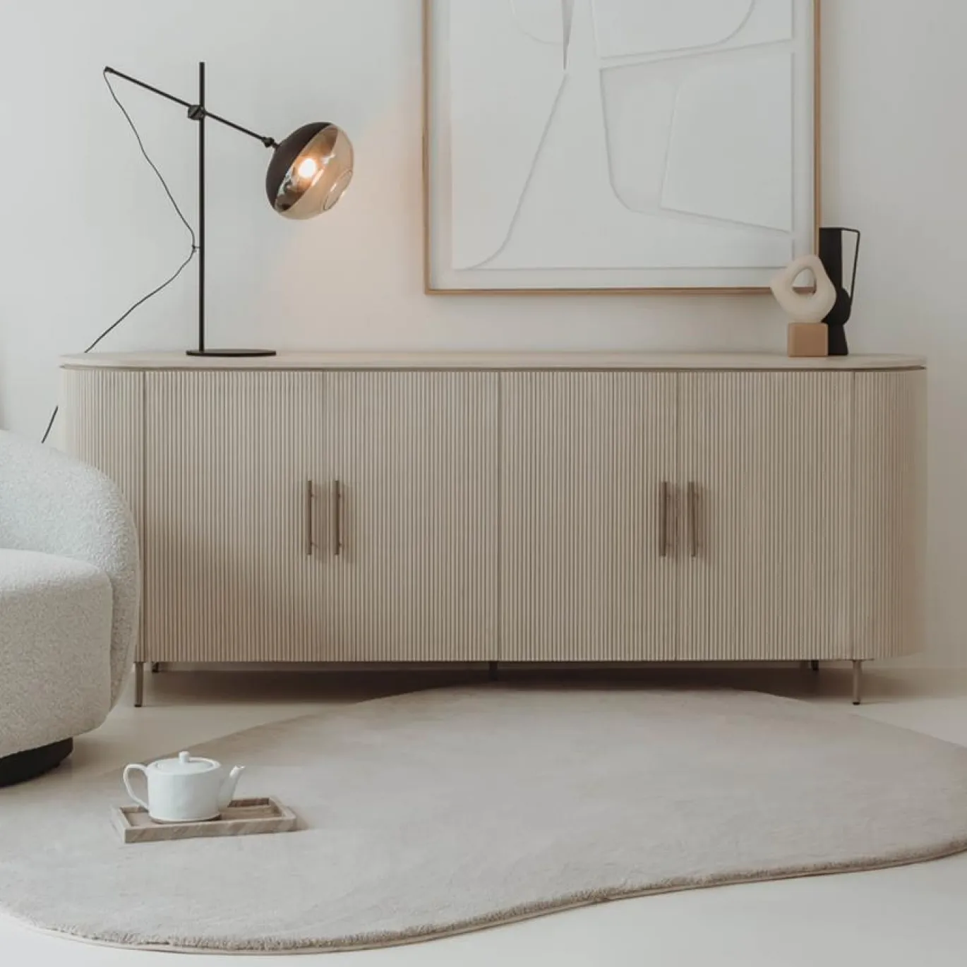 Tower Living Dressoir Corbetta 210cm Beige