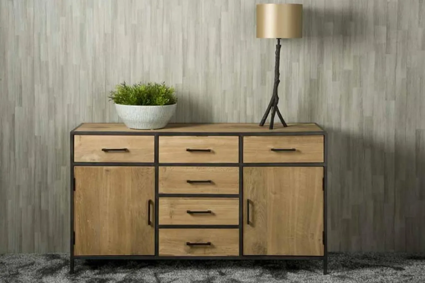 Tower Living Dressoir Luna 160cm Bruin
