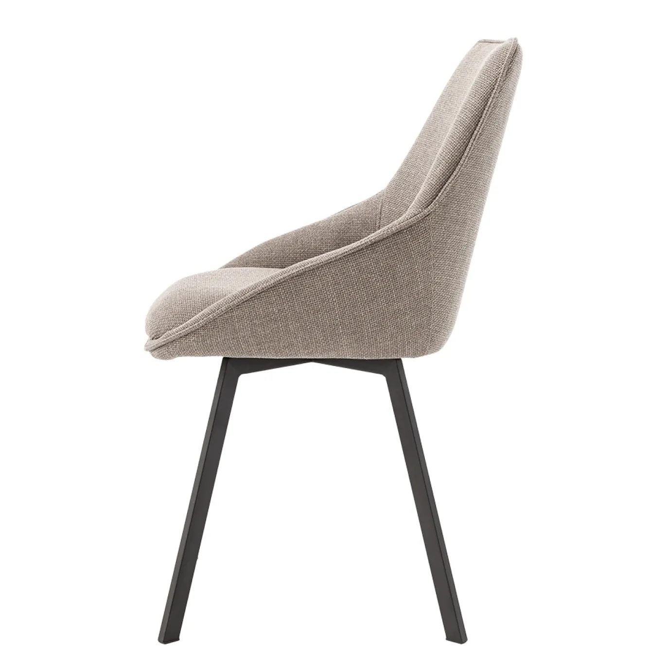 Tower Living Eetkamerstoel Borgo Bjorn 34 Beige/Grijs Draaibaar