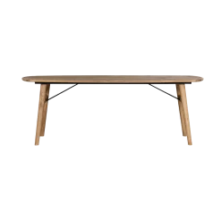 Tower Living Eetkamertafel Aura Naturel Deens Ovaal 160cm