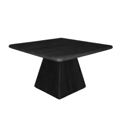 Tower Living Eetkamertafel Asti Vierkant Zwart 130cm