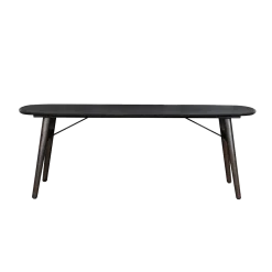 Tower Living Eetkamertafel Aura Espresso Deens Ovaal 160cm