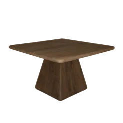 Tower Living Eetkamertafel Asti Vierkant Bruin 130cm